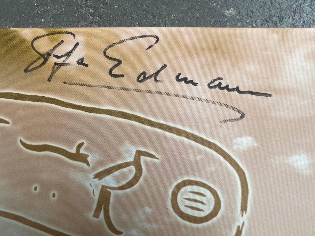 Stefan Erdmann und Dominique Görlitz - HANDSIGNIERTER Keilrahmendruck 60x80