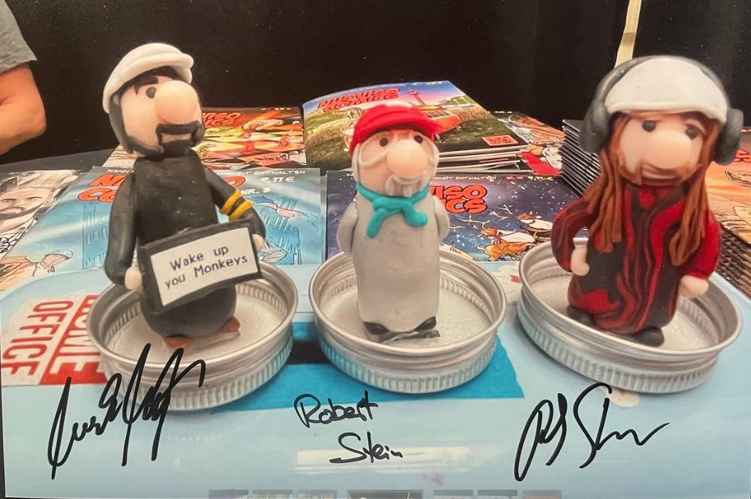 20x25 Foto signiert von Robert Stein, Frank Stoner und Frank Höfer