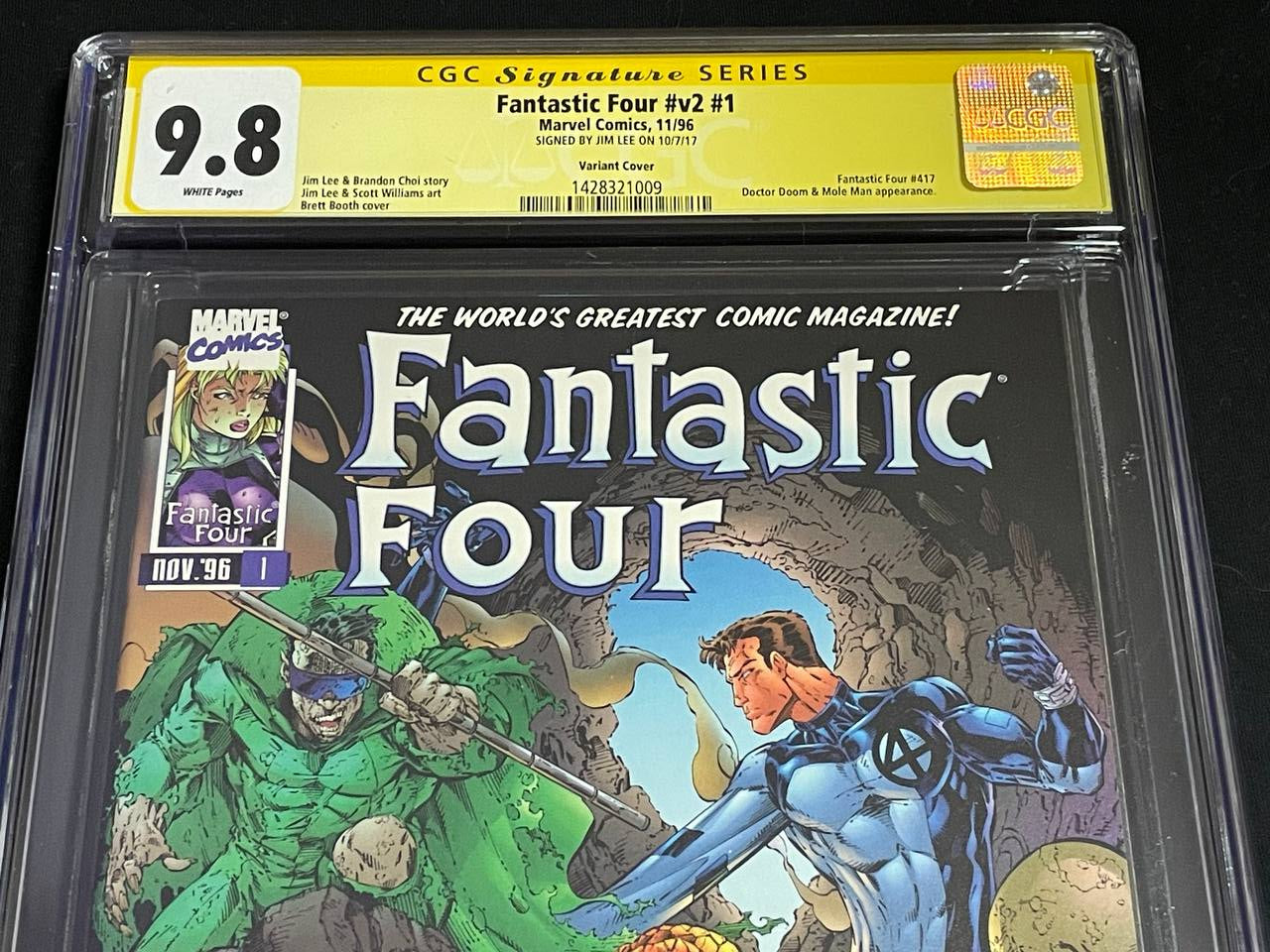 Jim Lee signiert: Fantastic Four Vol. 3 #1 (1996)