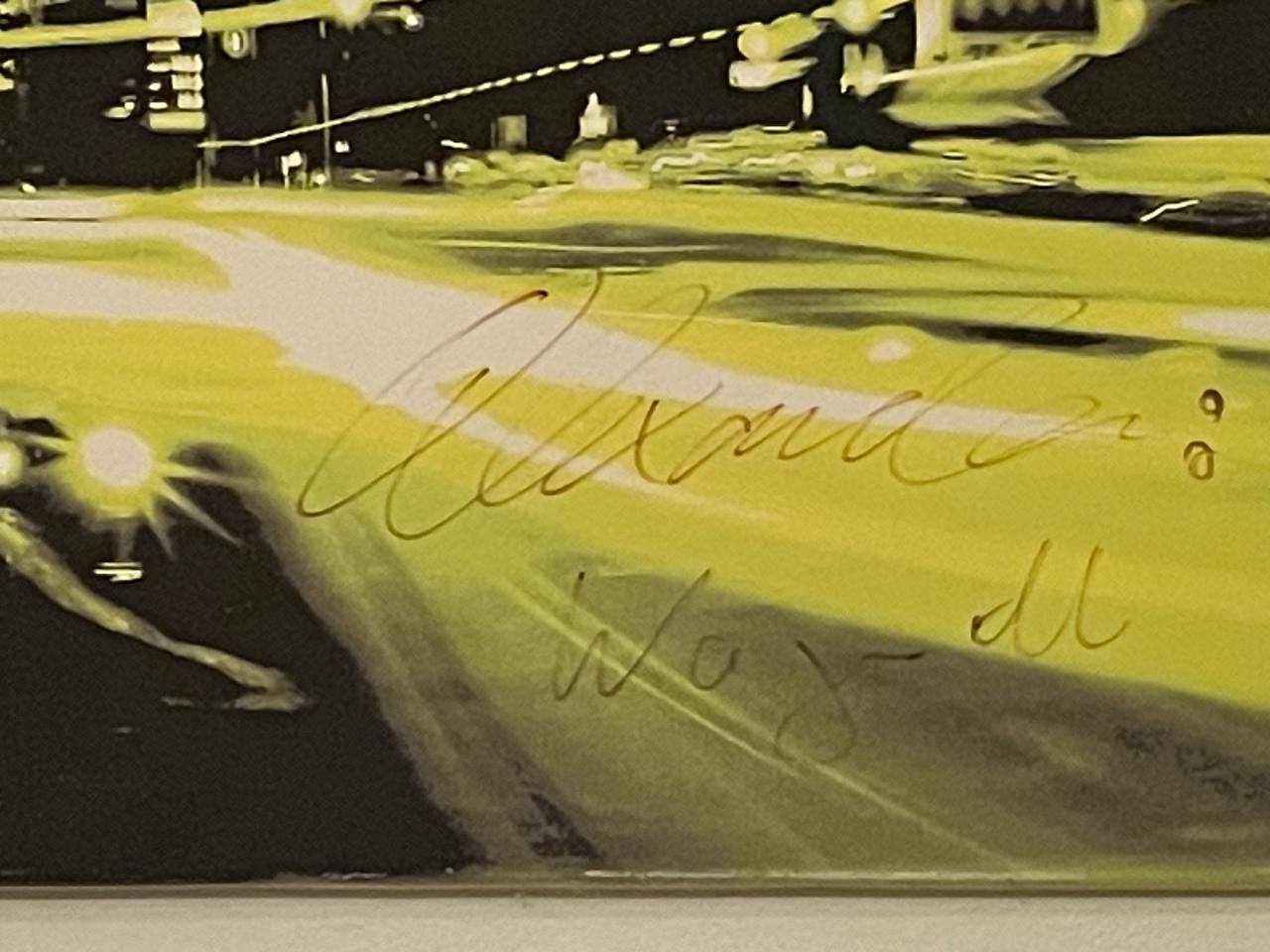 Alexander Wagandt signiertes Keilrahmenbild 70x100