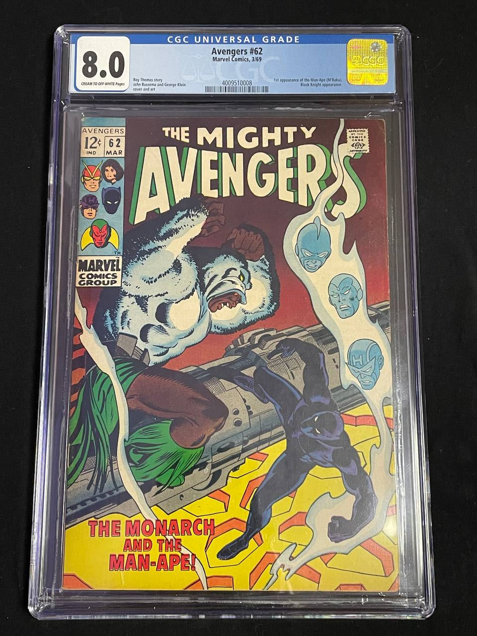 The Avengers #62 ( Marvel Comics 1969)