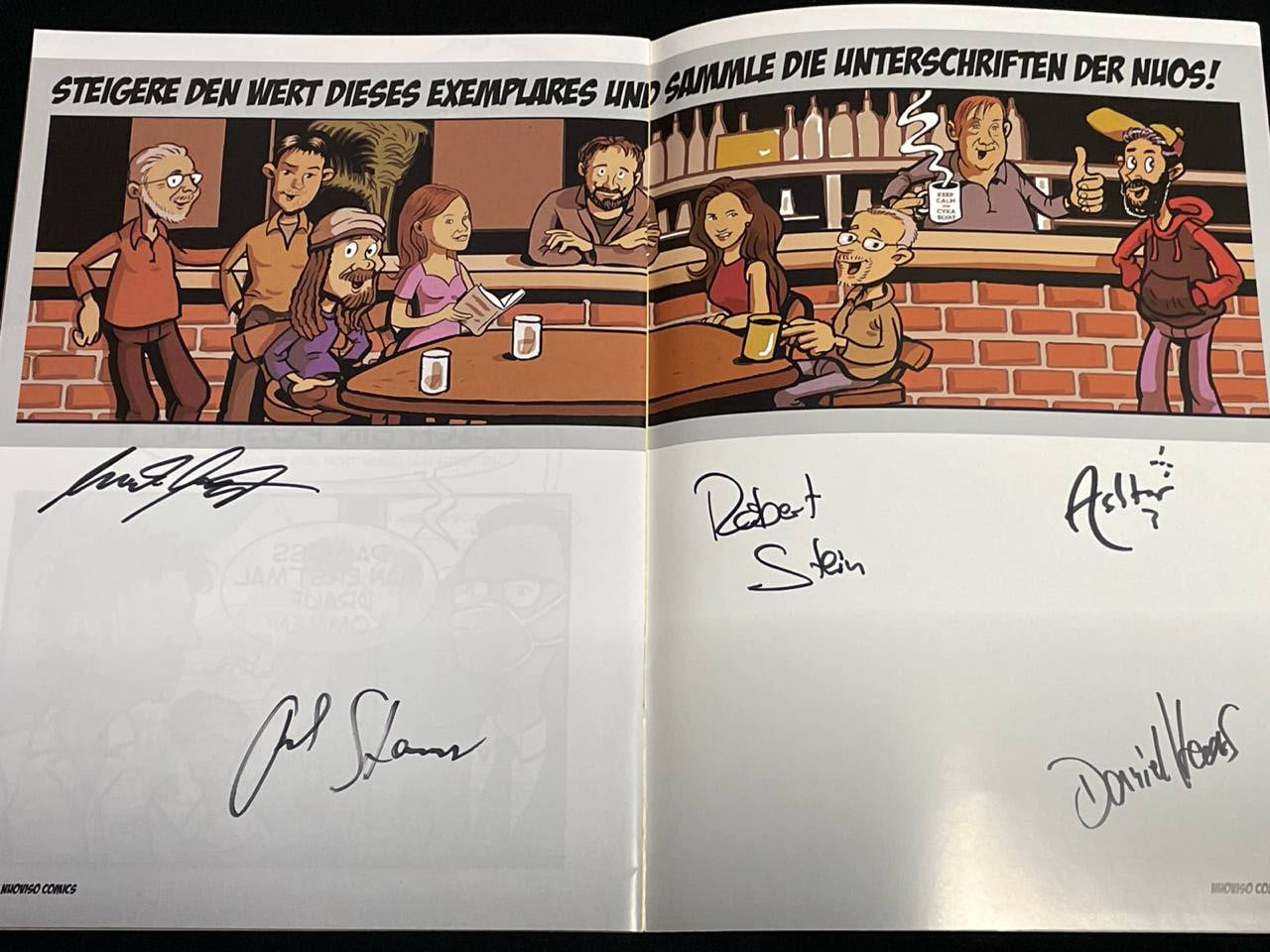 5 Unterschriften im NuoViso Comics #1 (first appearance of Ashtar)