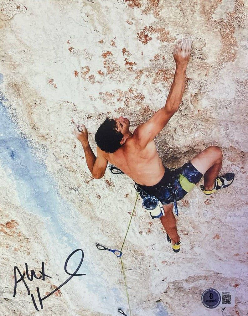 Alex Honnold - Extrembergsteiger - handsigniertes Foto mit Echtheitszertifikat