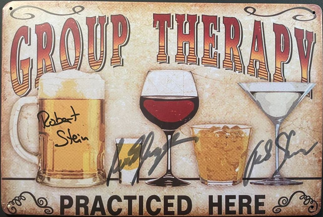 Group Therapy Blechschild - SIGNIERT