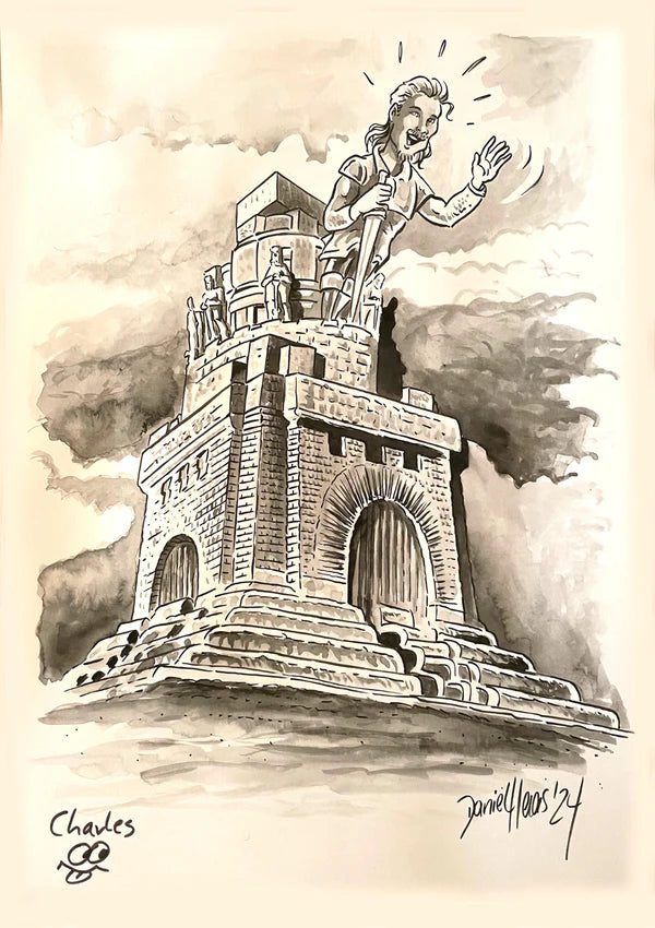 Völkerschlachtdenkmal - HANDSIGNIERT von Charles Fleischhauer