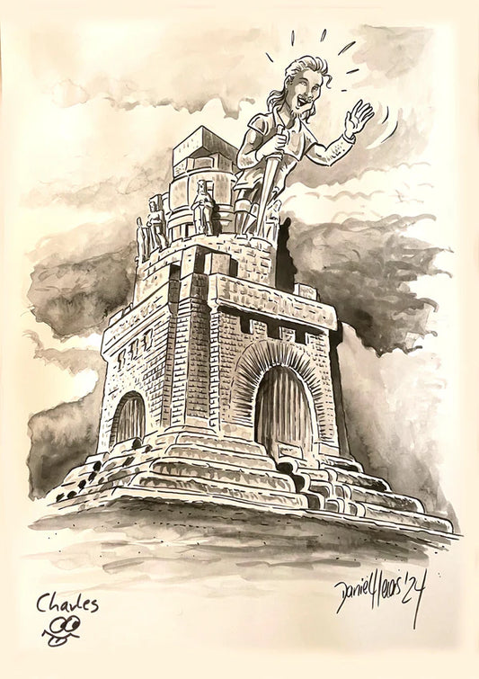 Völkerschlachtdenkmal - HANDSIGNIERT von Charles Fleischhauer