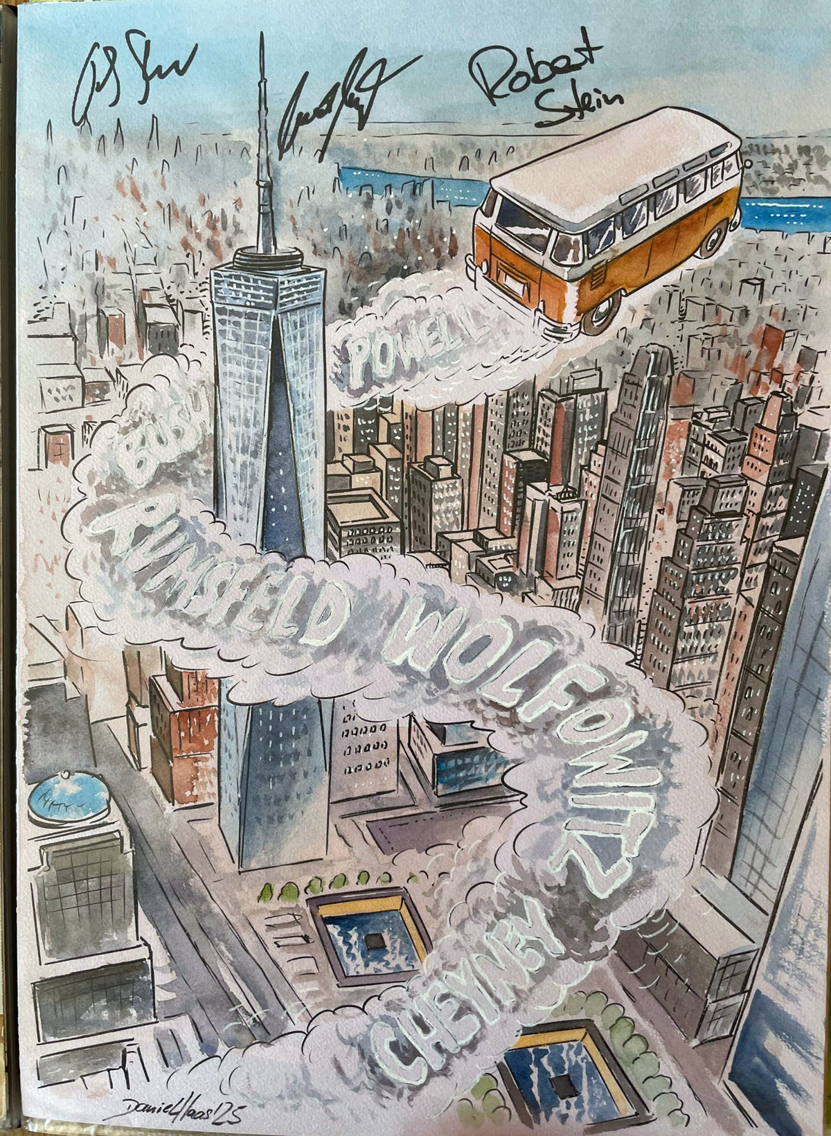 9/11 - Kalenderblatt 2026 - Unikat! Handgezeichnet und signiert