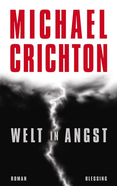 Michael Crichton signierter Roman "Die Welt in Angst"