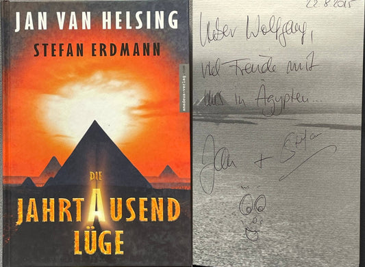 MEGA! Jan von Helsing und Stefan Erdmann signiertes Buch "DIE Jahrtausend Lüge"