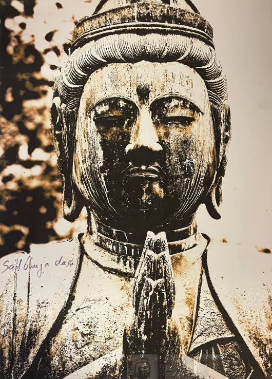 Sabdhuja Dasa - Handsigniertes Keilrahmenbild 50x70