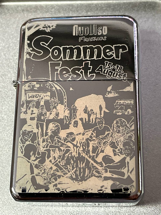 Sommerfest Feuerzeug - unbenutzt in original Verpackung - signiert von Frank Höfer