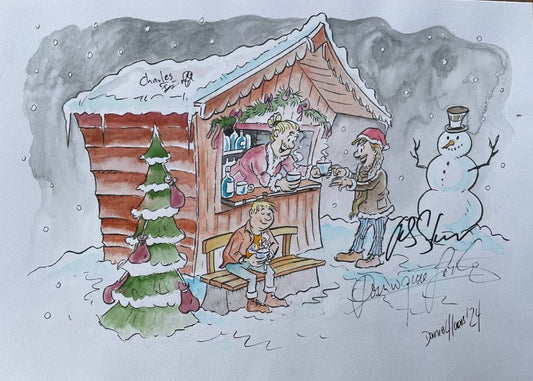 Charles, Dominique und Stoner signiertes HAAS-ART Gemälde