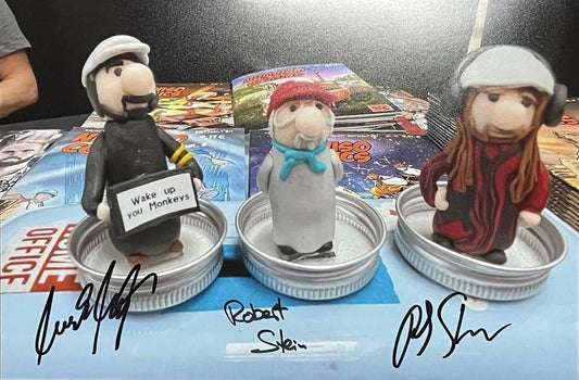 Robert Stein, Frank Höfer und Frank Stoner - handsigniertes Foto