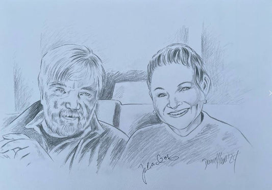 Julia Szarvasy & Hans Joachim Maaz - handgemalt und signiert
