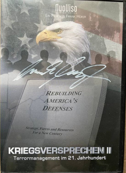 Kriegsversprechen II DVD - handsigniert von Frank Höfer