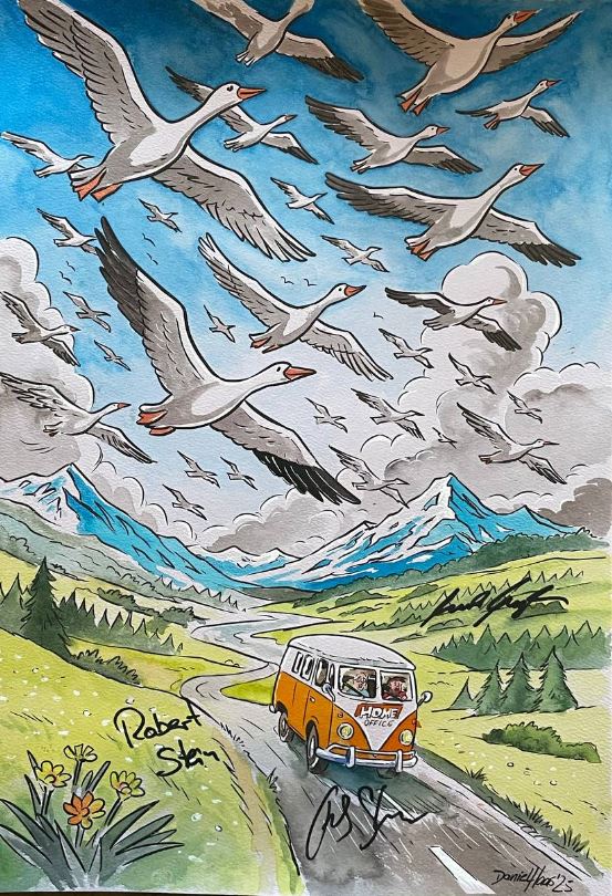 NuoViso Kalenderblatt 2026 - KW10 - Handgezeichnetes Unikat