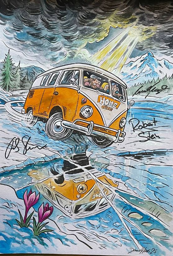 NuoViso Kalenderblatt 2026 - KW11 - Handgezeichnetes Unikat