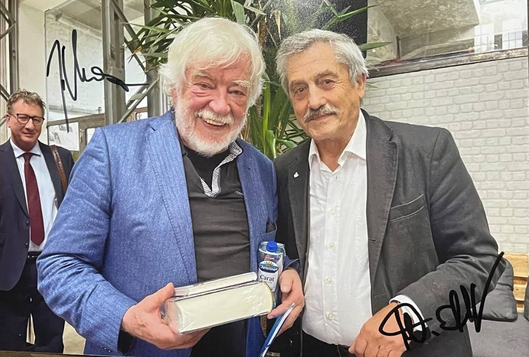 Hans-Joachim Maaz & Wolfgang Effenberger - handsigniertes Foto