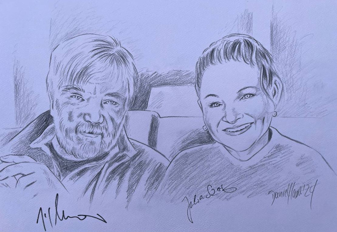 Hans Joachim Maaz und Julia Szarvasy signiertes HAAS-ART Gemälde