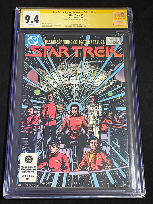 William Shatner signiert: Star Trek #1 (1984)