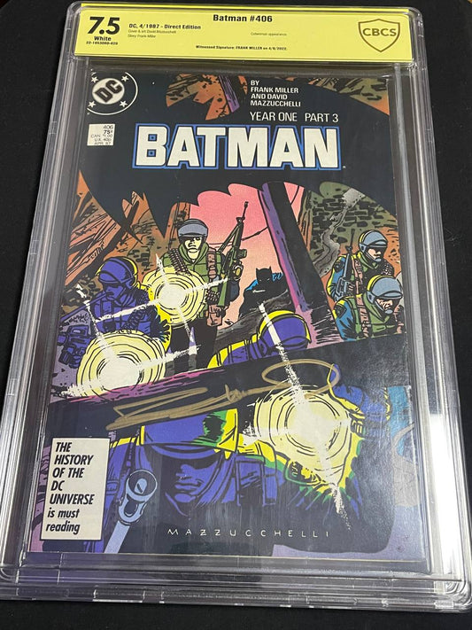 Frank Miller signiert: Batman #406 (1987)