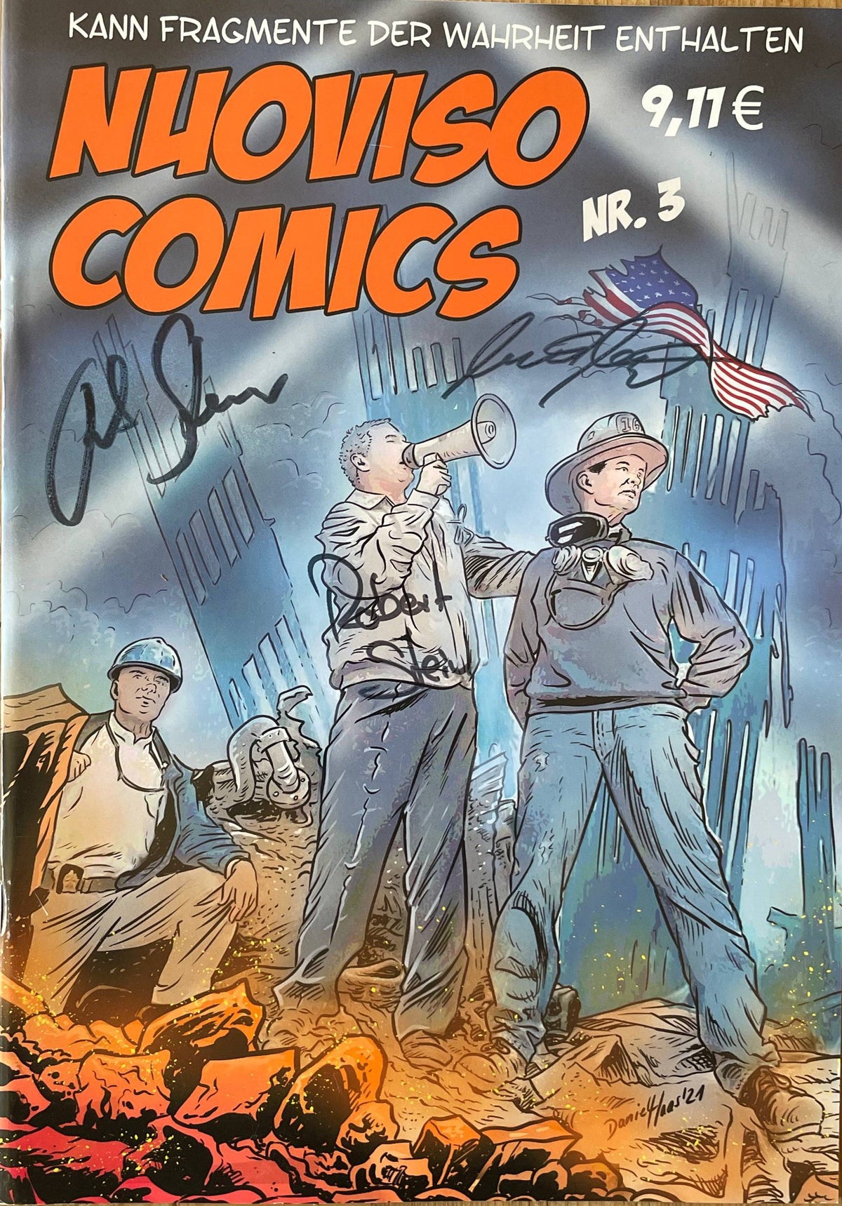 9/11 NuoViso Comic - Signiert von Stoner, Stein und Höfer