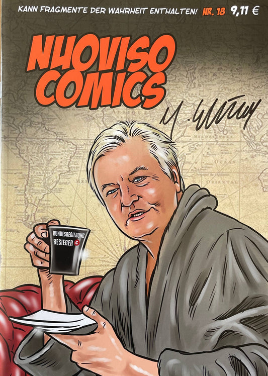 Jürgen Elsässer - signierter NuoViso Comic