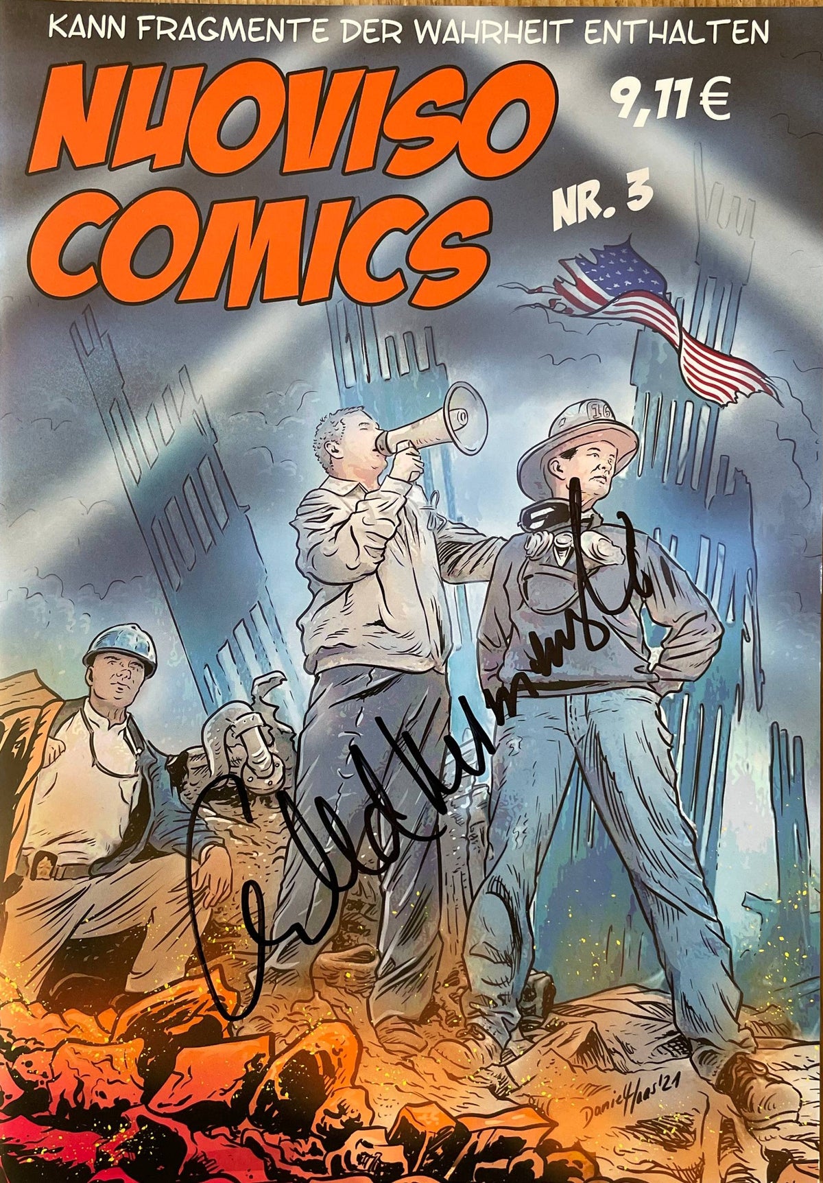 Gerhard Wisnewski - signierter NuoViso Comic