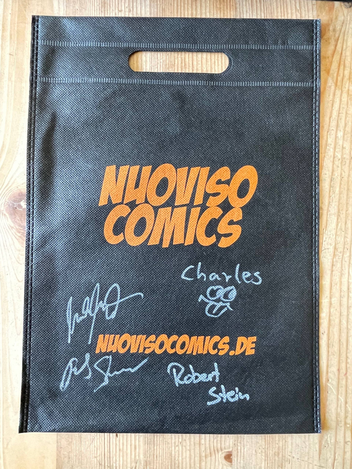 Handsigniert! NuoViso Comics Textil-Beutel
