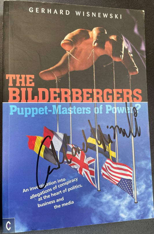 Gerhard Wisnewski - signiertes Buch "The Bilderbergers"