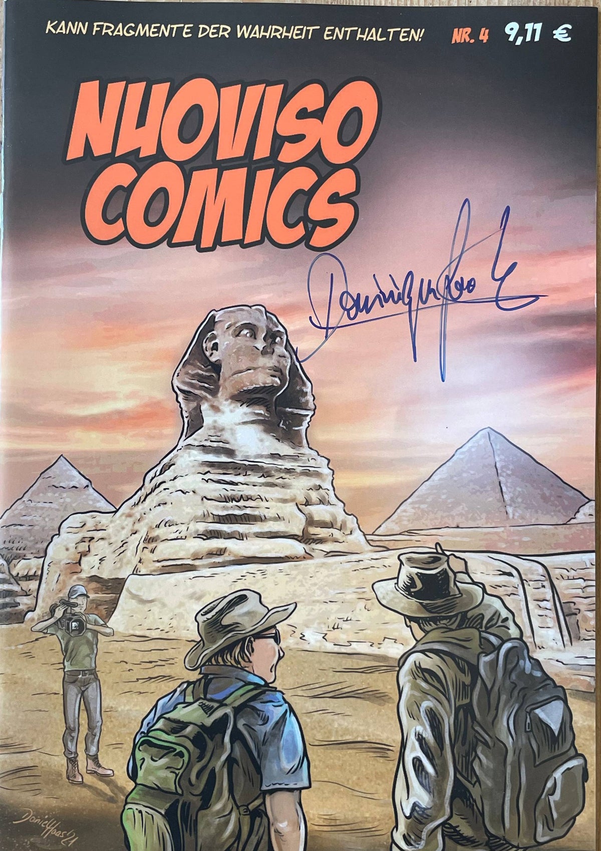 Dominique Görlitz signierter NuoViso Comic