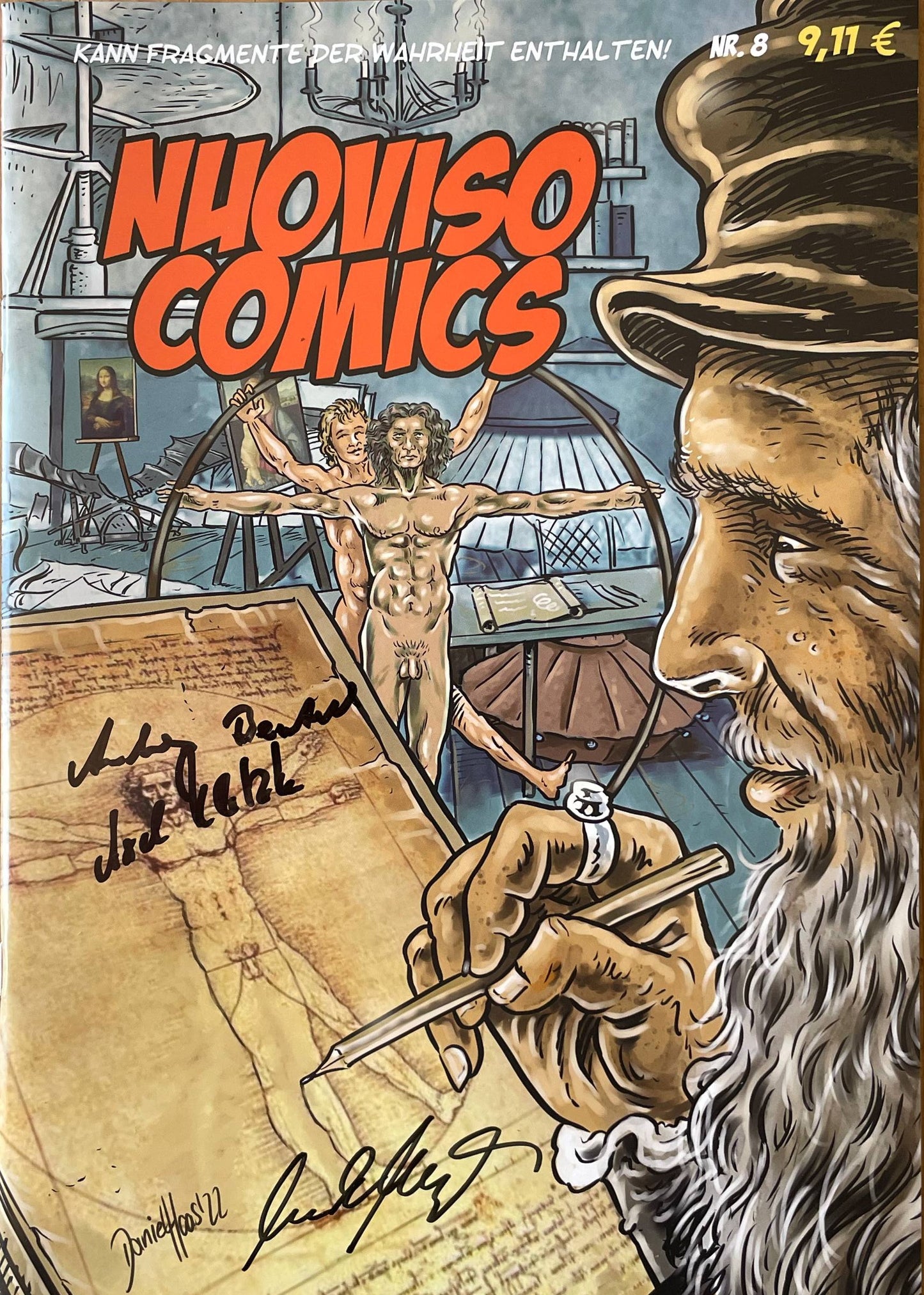Axel Klitzke - Andreas Beutel - Frank Höfer signierter NuoViso Comic