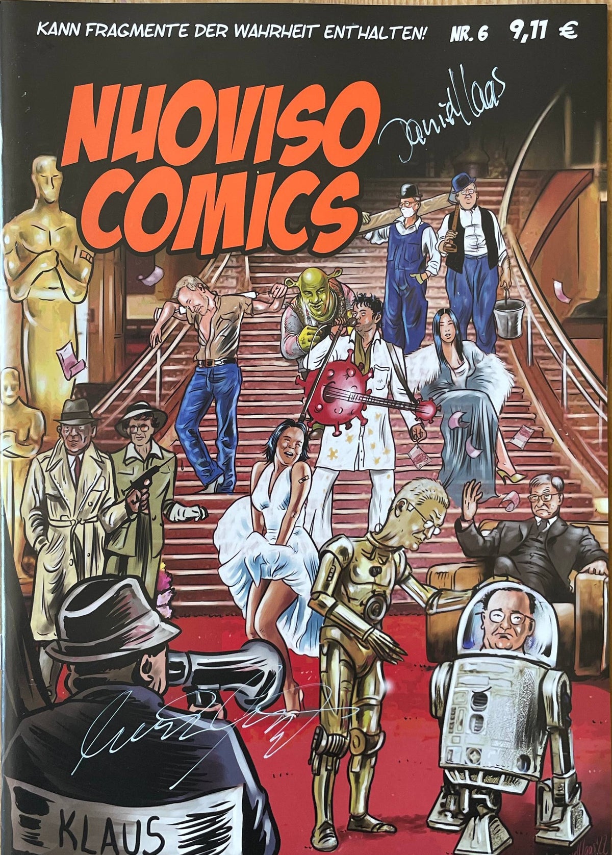 Daniel Haas und Frank Höfer signierter NuoViso Comic