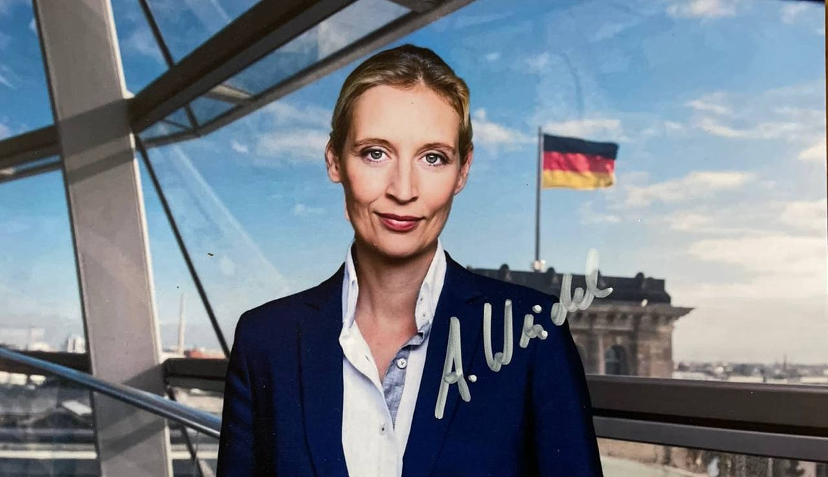 Alice Weidel original Autogramm