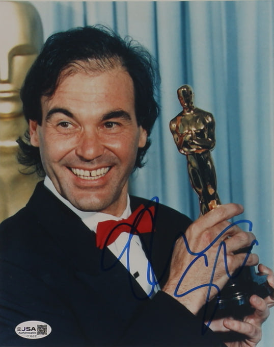 Oliver Stone original handsigniertes Foto 20x25 (JSA)