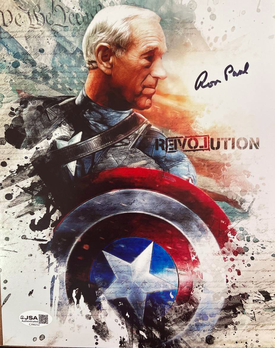 Ron Paul signiertes Foto