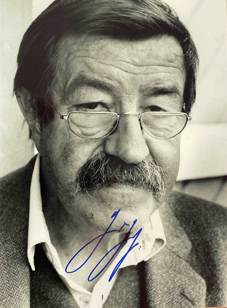 Günter Grass (+) Handsigniertes Foto