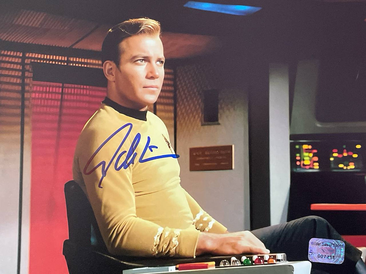 William Shatner (Capt Kirk) HANDSIGNIERTES Foto