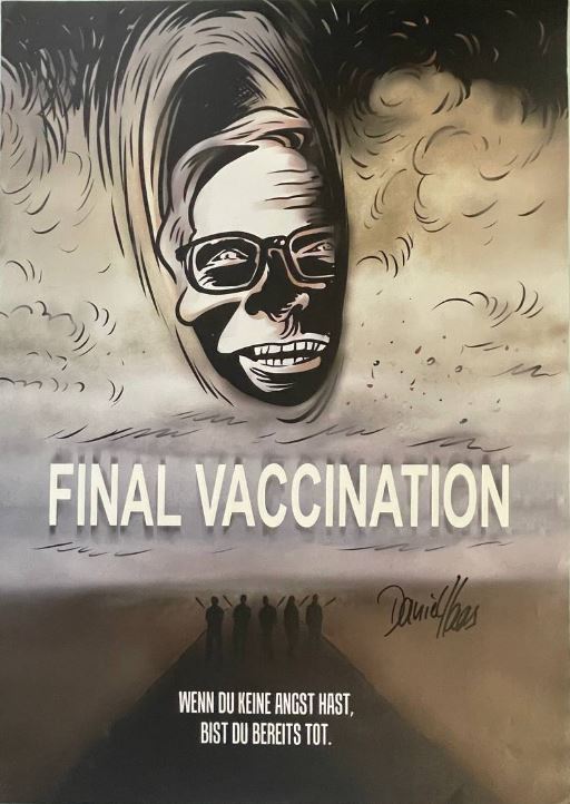 Handsigniertes Blookbooster-Plakat (UNIKAT) - Final Vaccination