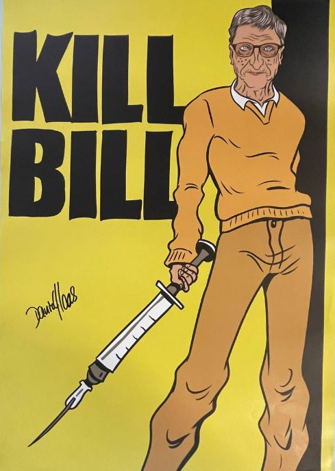Handsigniertes Blookbooster-Plakat (UNIKAT) - Kill Bill