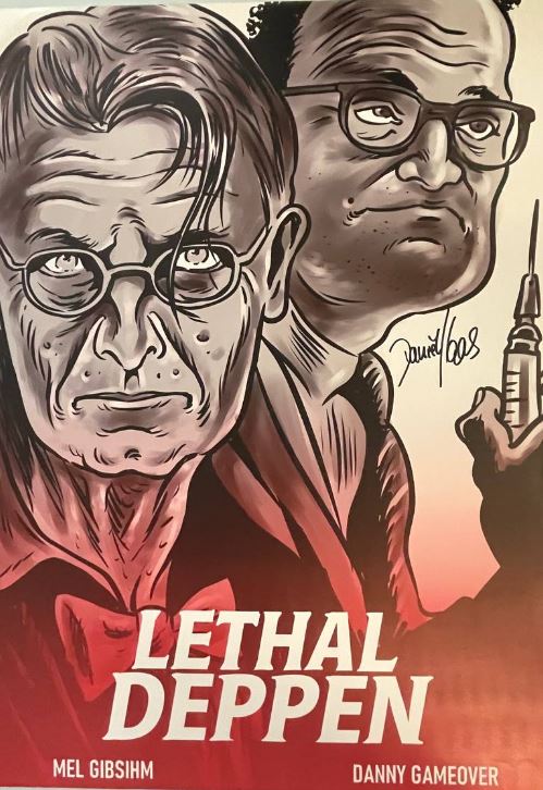 Handsigniertes Blookbooster-Plakat (UNIKAT) - Lethal Deppen