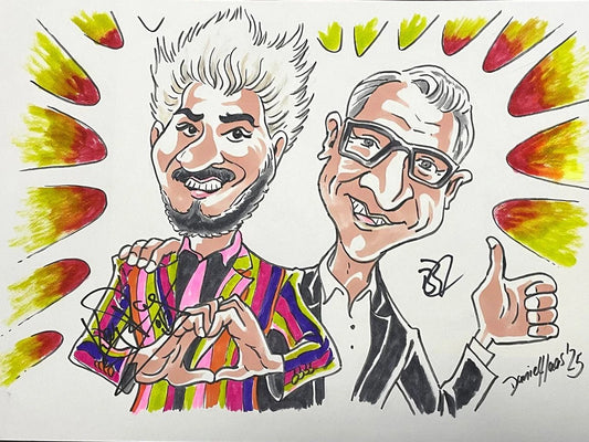 Kay Ray und Borris Brandt - handgemalt und handsigniert