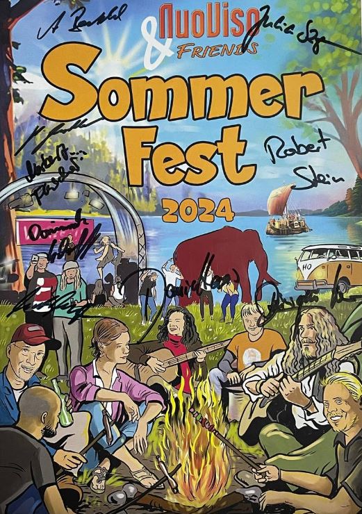 12 x Handsigniert - Programmheft NuoViso Sommerfest 2024