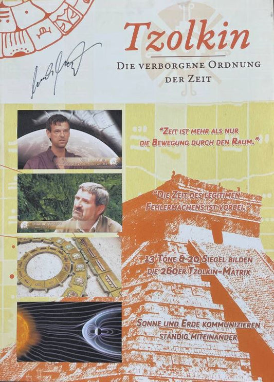 Tzolkin - handsignietes Keilrahmenbild