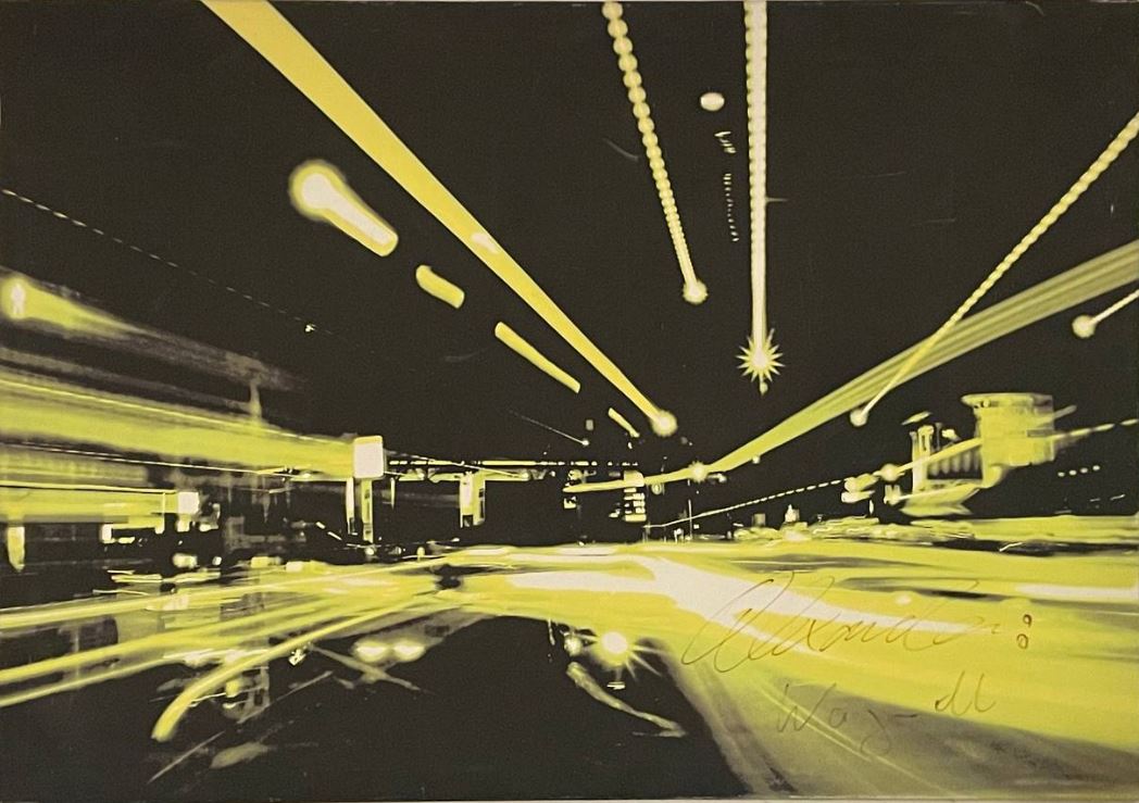 Alexander Wagandt signiertes Keilrahmenbild 70x100