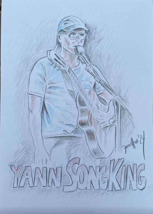 Yann Song King - handgemalt von Daniel Haas